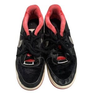Nike Air Force One Black Red Pink Sneakers